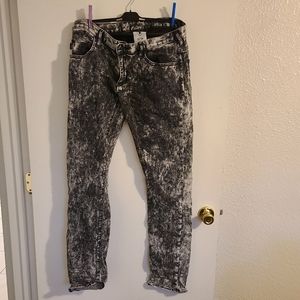 Emporio Armani Acid Washed Distressed Jeans